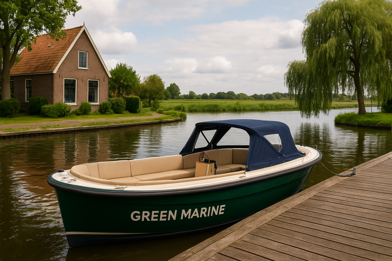 Foto bij Green Marine huren in Amsterdam: voordelen van elektrisch varen